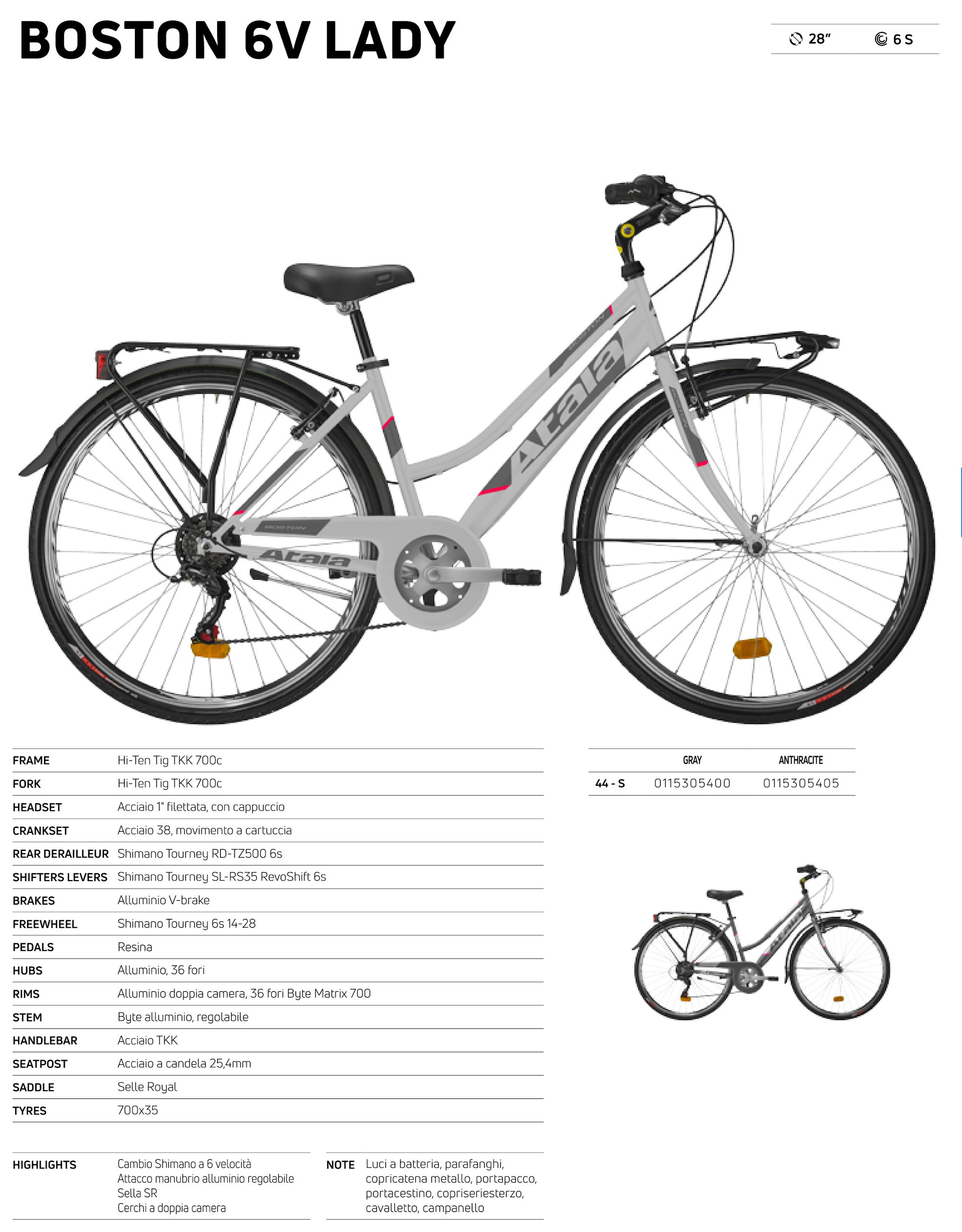 Trekking: ATALA BOSTON 6V LADY