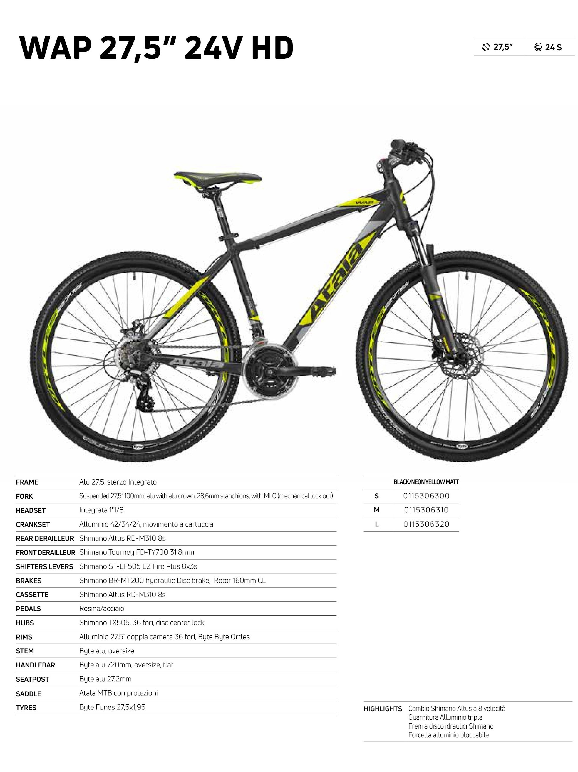 MTB: ATALA WAP 27,5” 24V HD