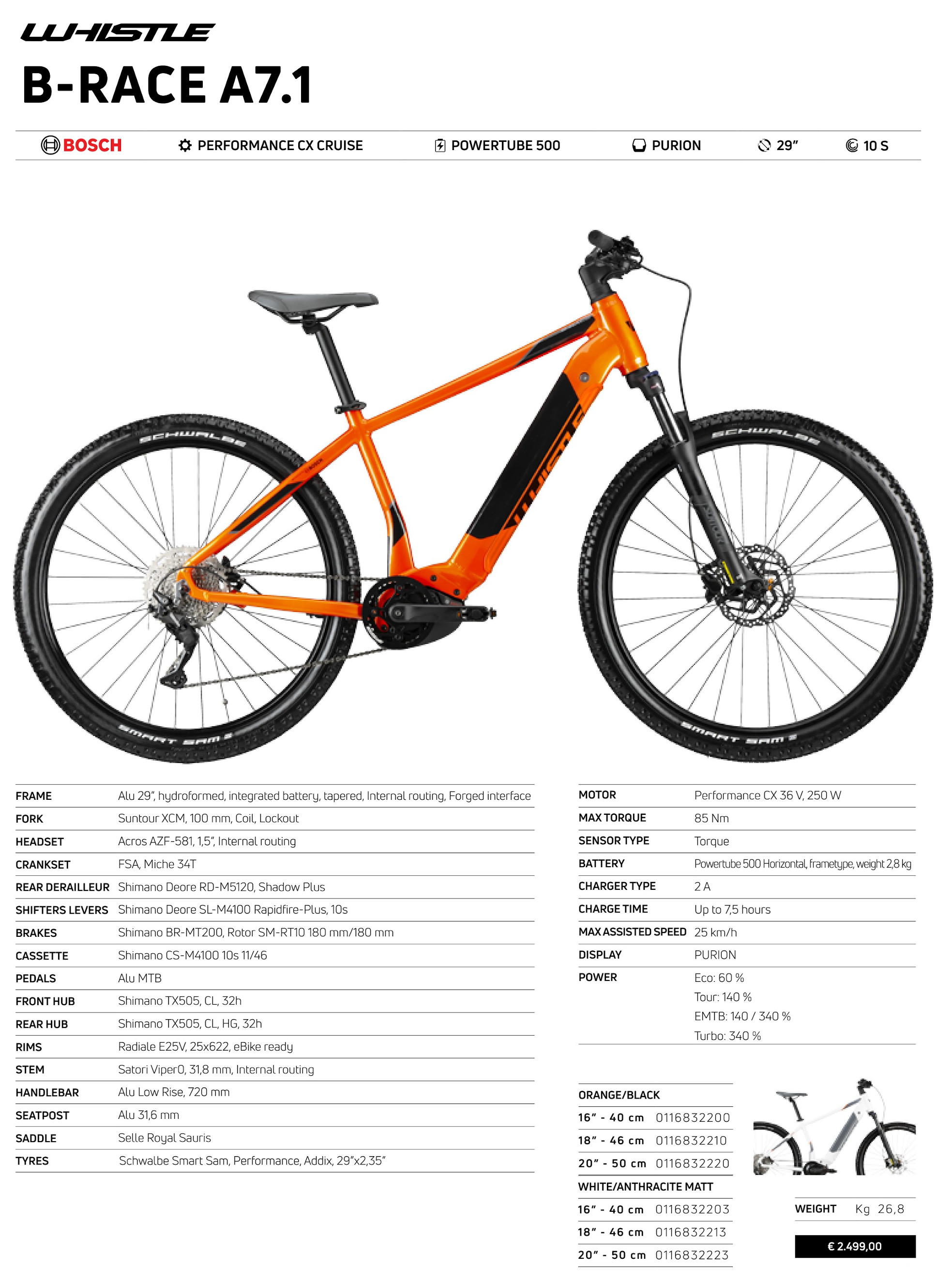 Pronta Consegna: WHISTLE B-RACE A7.1