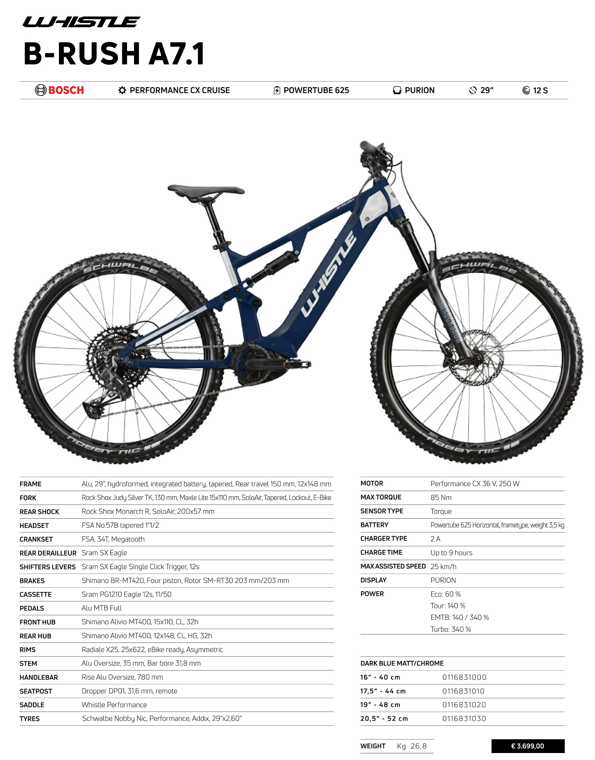 E-MTB: WHISTLE B-RUSH A7.1