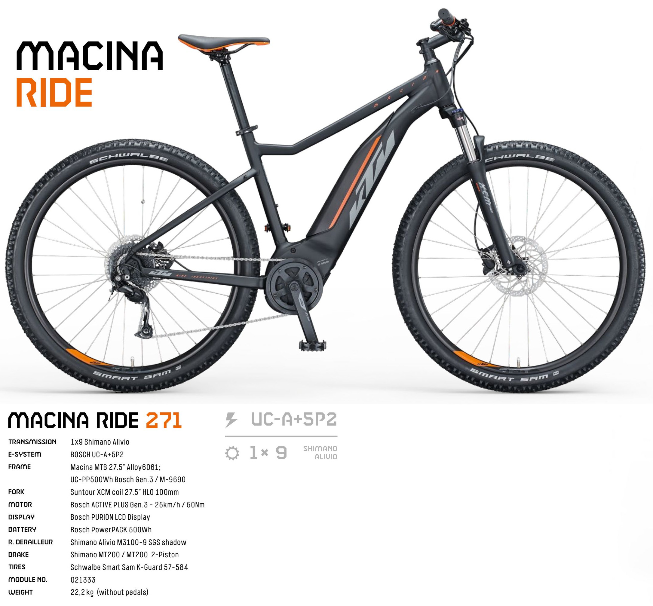 E-Bike: KTM MACINA RIDE 271