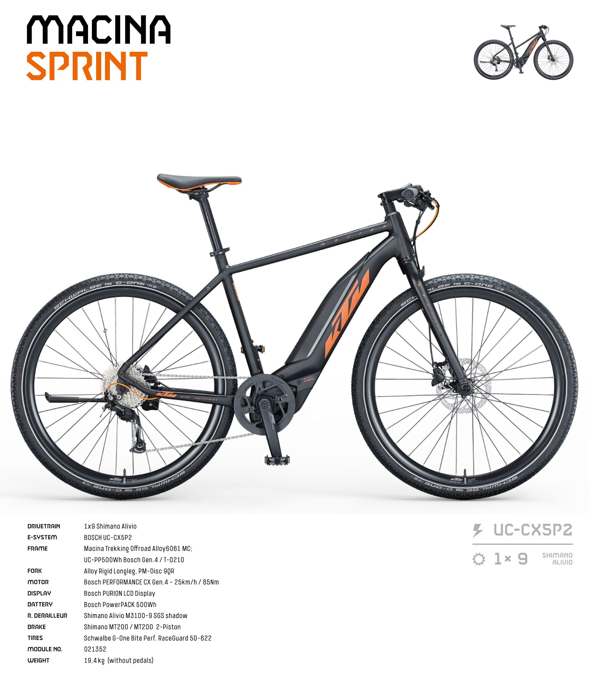 E-Bike: KTM MACINA SPRINT