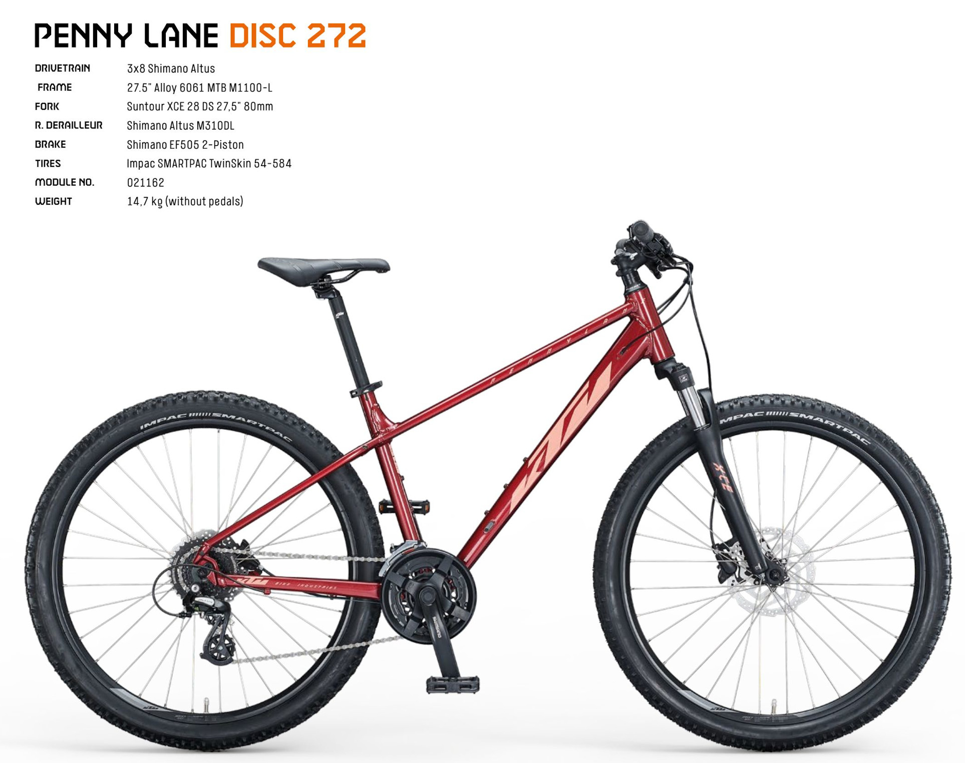 MTB: KTM PENNY LANE DISC 272
