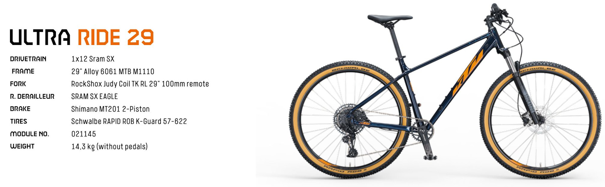 MTB: KTM ULTRA RIDE 29