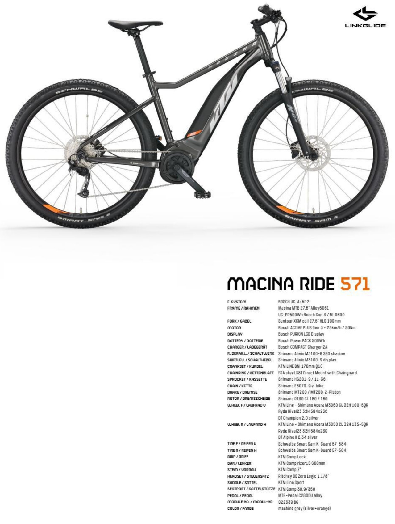 E-Bike: KTM MACINA RIDE 571